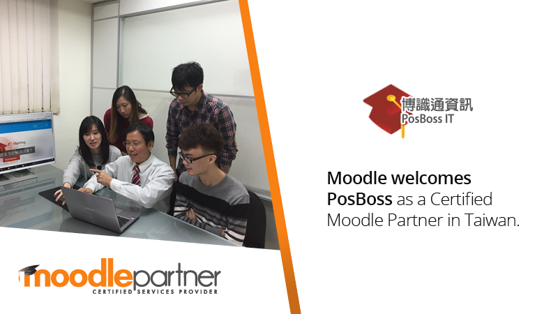Moodle Welcomes Posboss as a Certified Moodle Partner in Taiwan.